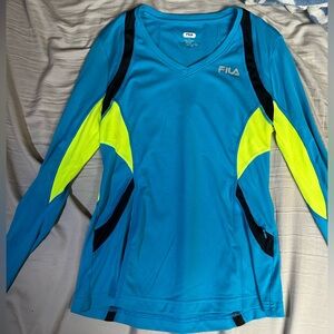 Women’s Fila long sleeve workout shirt. Size Medium